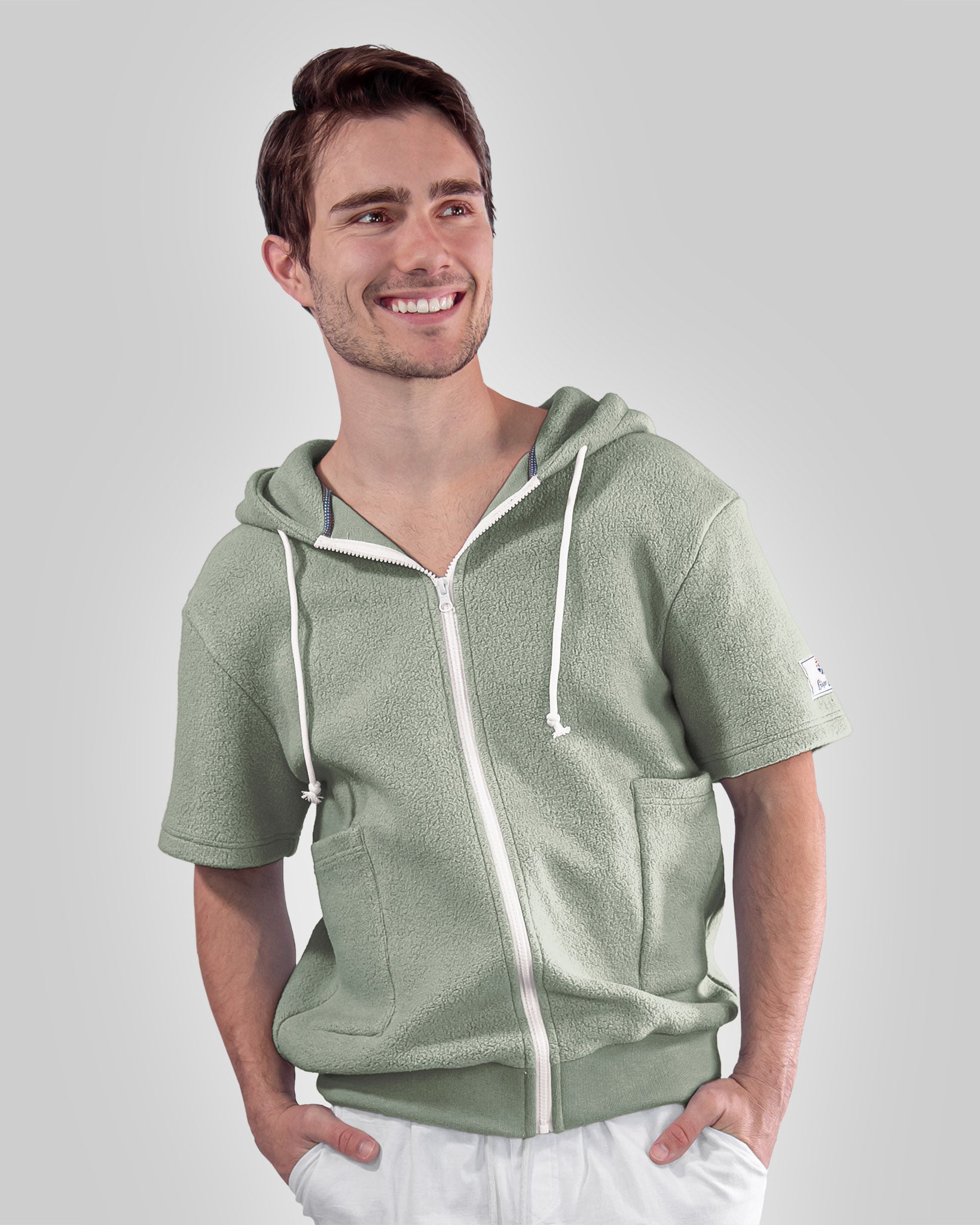 16 Points Terry Jacket – Ginger Sesame